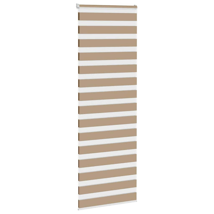 zebragardin sandbrun 80x200 cm stofbredde 75,9 cm polyester