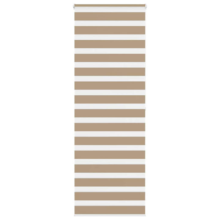 zebragardin sandbrun 85x200 cm stofbredde 80,9 cm polyester