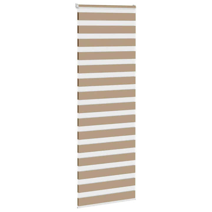zebragardin sandbrun 85x200 cm stofbredde 80,9 cm polyester