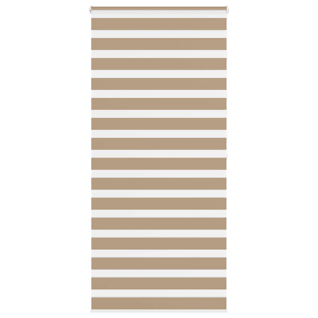 zebragardin sandbrun 105x200 cm stofbredde 100,9 cm polyester