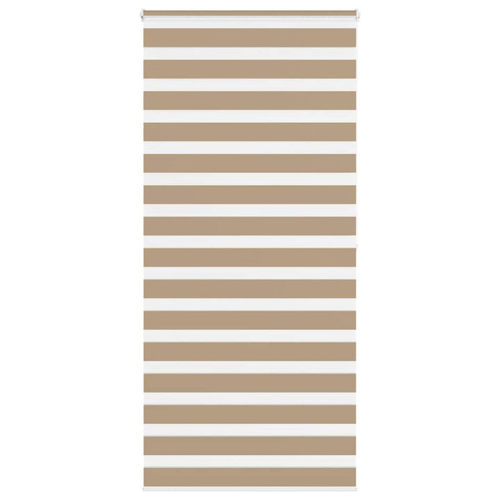 zebragardin sandbrun 110x200 cm stofbredde 105,9 cm polyester