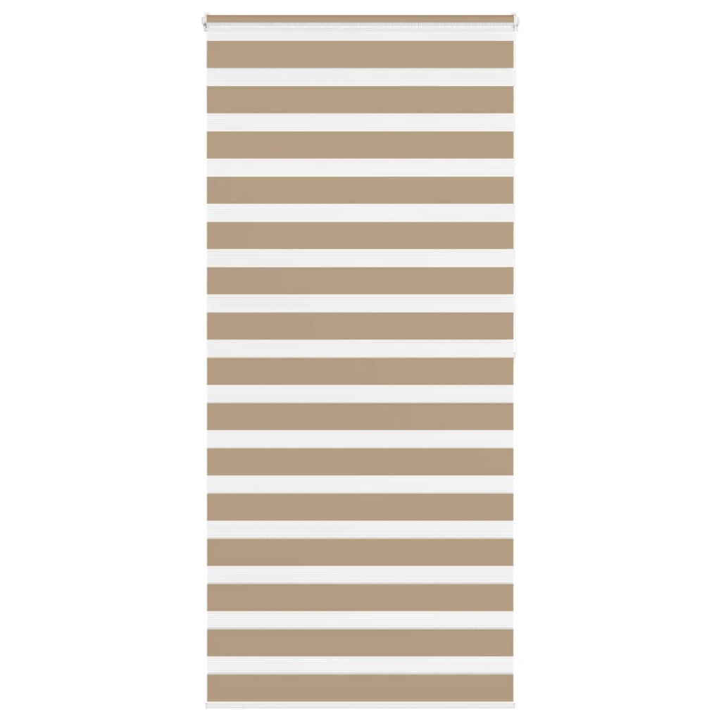 zebragardin sandbrun 110x200 cm stofbredde 105,9 cm polyester