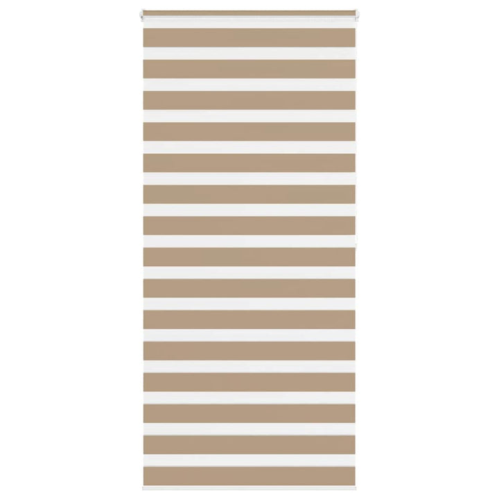 zebragardin sandbrun 115x200 cm stofbredde 110,9 cm polyester