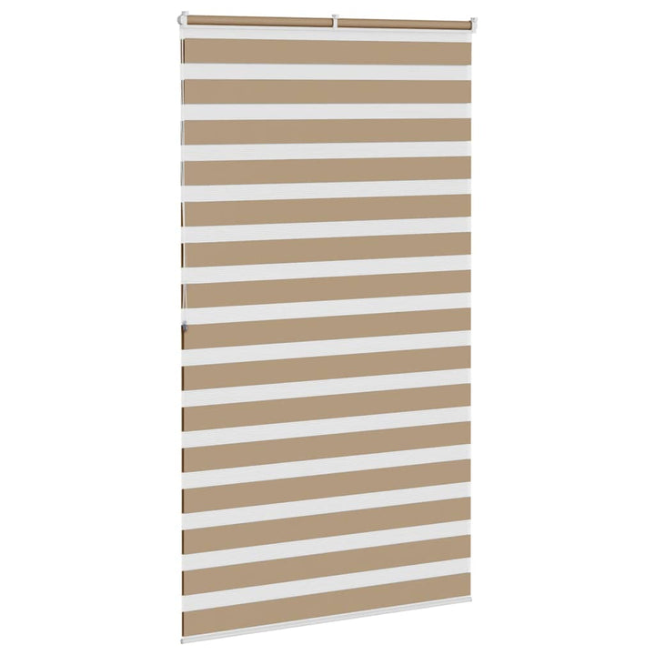 zebragardin sandbrun 120x200 cm stofbredde 115,9 cm polyester