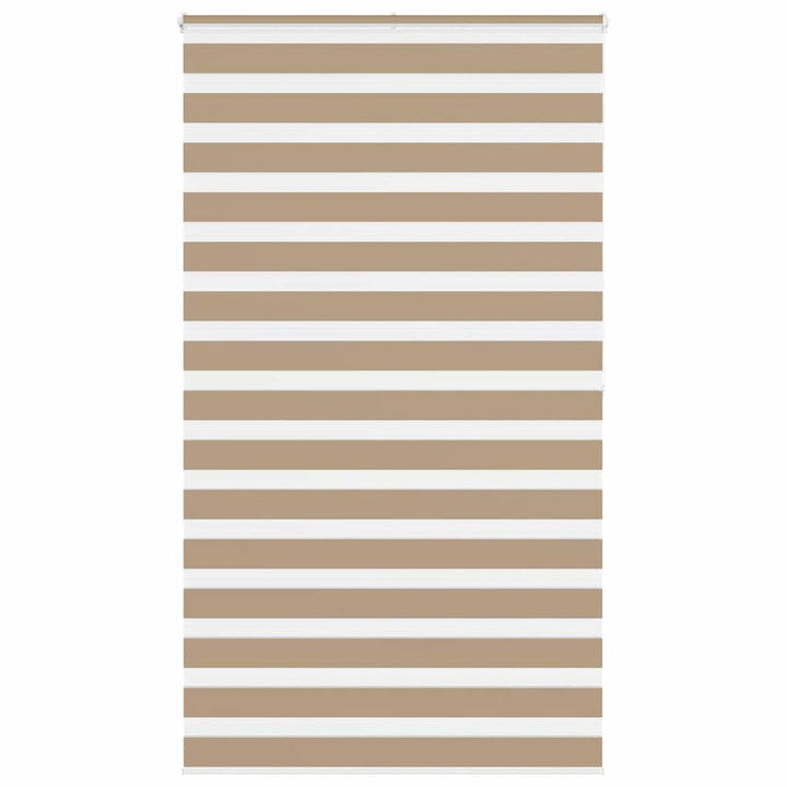 zebragardin sandbrun 125x200 cm stofbredde 120,9 cm polyester