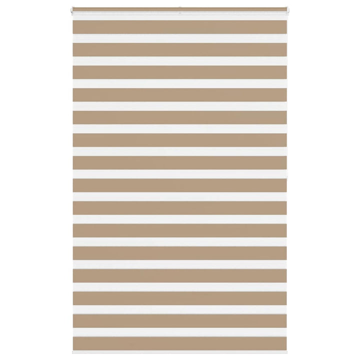 zebragardin sandbrun 140x200 cm stofbredde 135,9 cm polyester