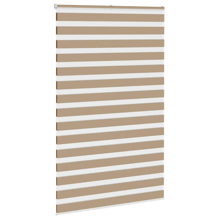 zebragardin sandbrun 140x200 cm stofbredde 135,9 cm polyester