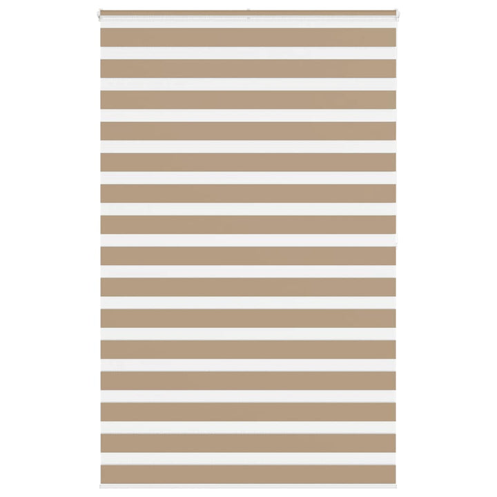 zebragardin sandbrun 145x200 cm stofbredde 140,9 cm polyester