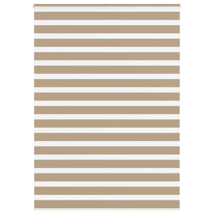 zebragardin sandbrun 160x200 cm stofbredde 155,9 cm polyester