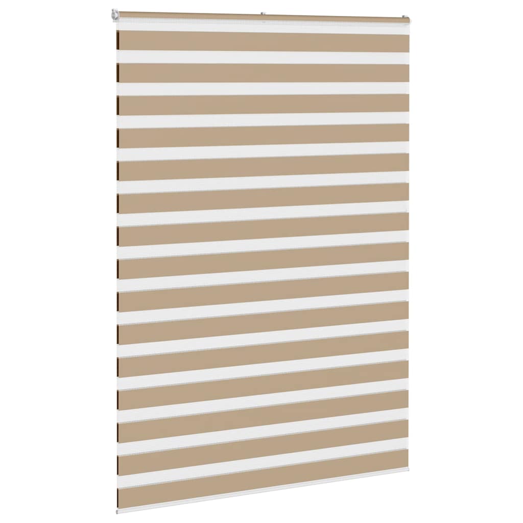 zebragardin sandbrun 165x200 cm stofbredde 160,9 cm polyester