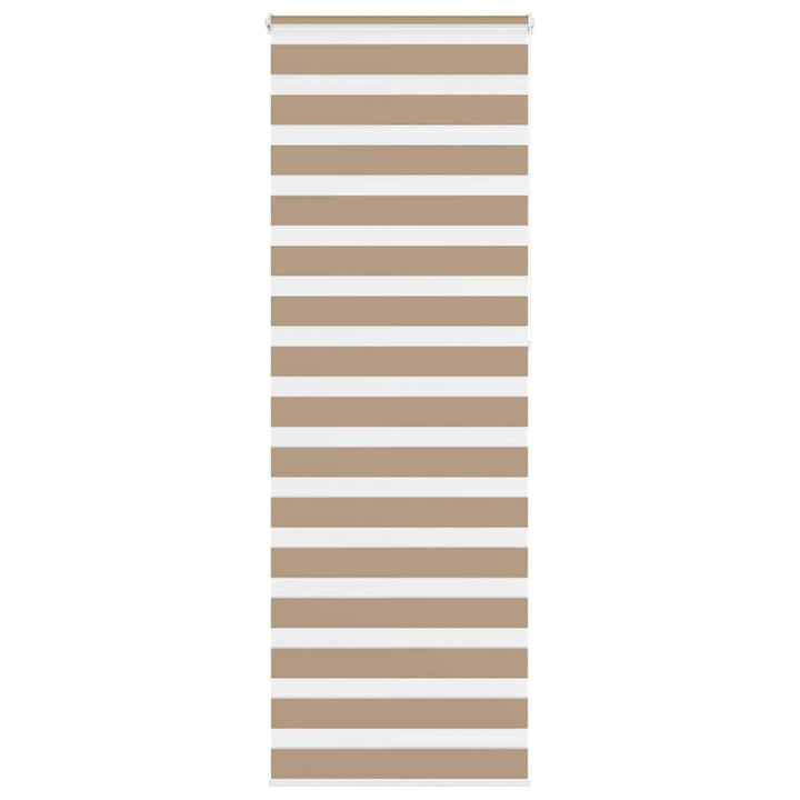 zebragardin sandbrun 75x230 cm stofbredde 70,9 cm polyester