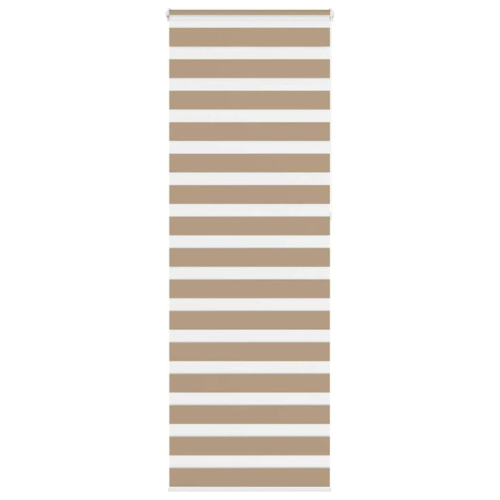 zebragardin sandbrun 80x230 cm stofbredde 75,9 cm polyester