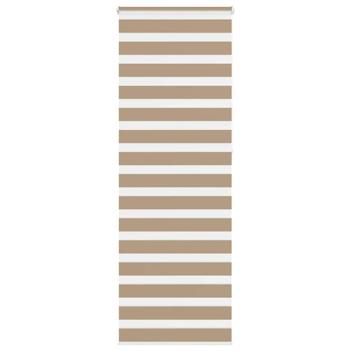 zebragardin sandbrun 85x230 cm stofbredde 80,9 cm polyester