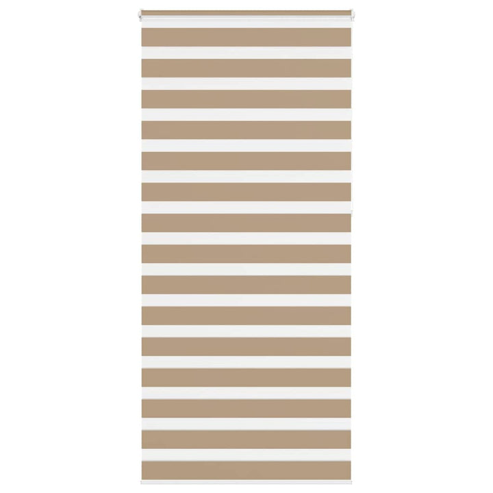 zebragardin sandbrun 100x230cm stofbredde 95,9 cm polyester