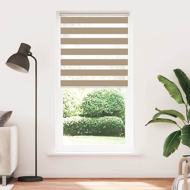zebragardin sandbrun 105x230 cm stofbredde 100,9 cm polyester