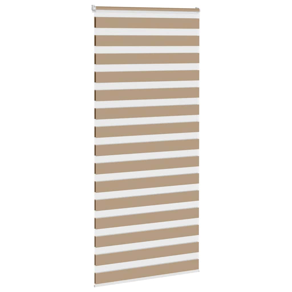 zebragardin sandbrun 105x230 cm stofbredde 100,9 cm polyester