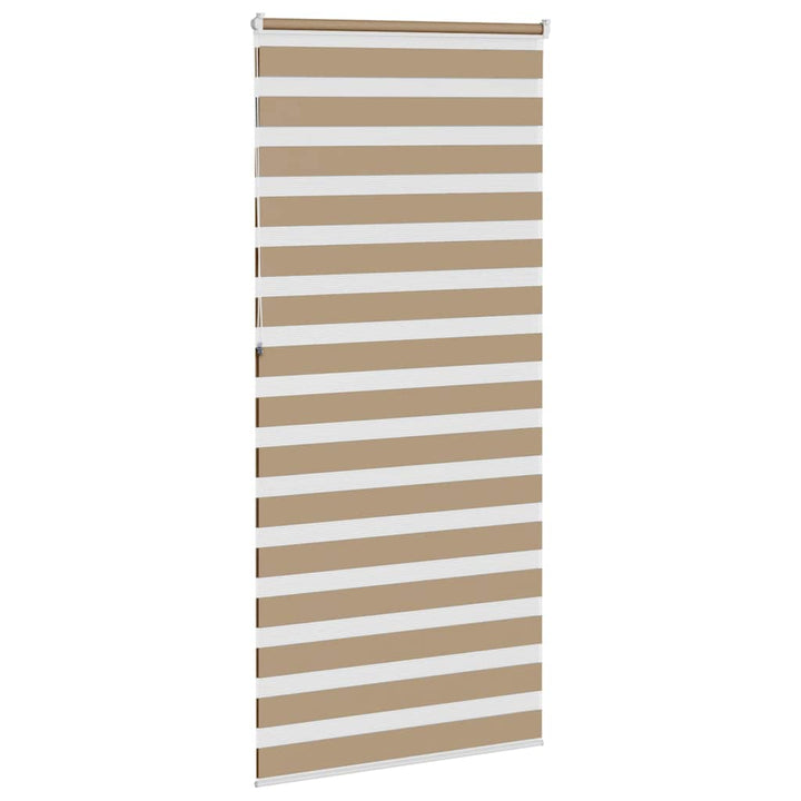 zebragardin sandbrun 105x230 cm stofbredde 100,9 cm polyester
