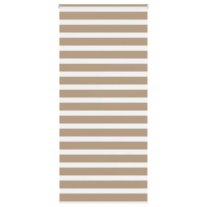 zebragardin sandbrun 110x230 cm stofbredde 105,9 cm polyester
