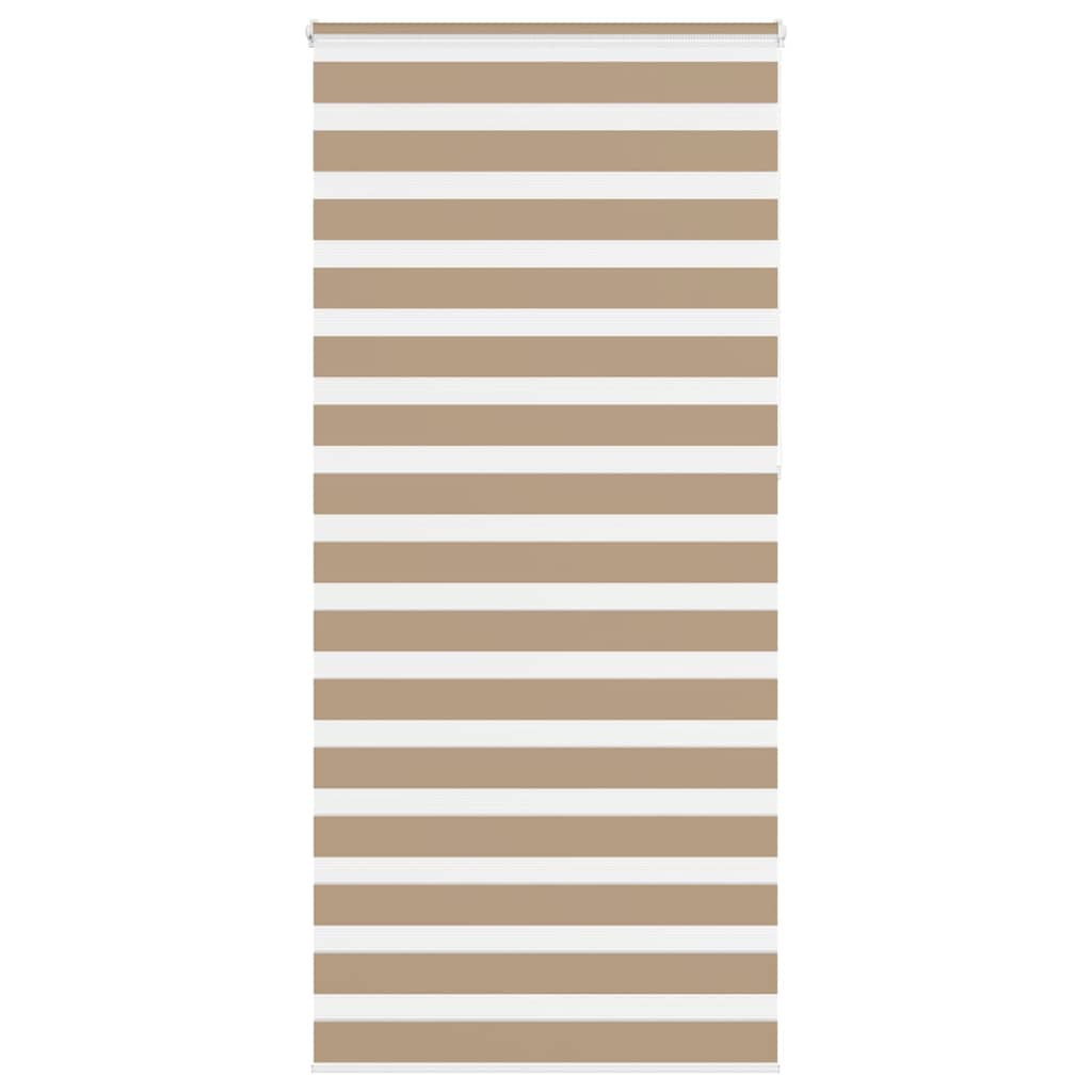 zebragardin sandbrun 115x230 cm stofbredde 110,9 cm polyester