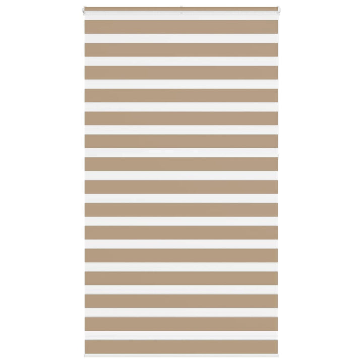 zebragardin sandbrun 120x230 cm stofbredde 115,9 cm polyester