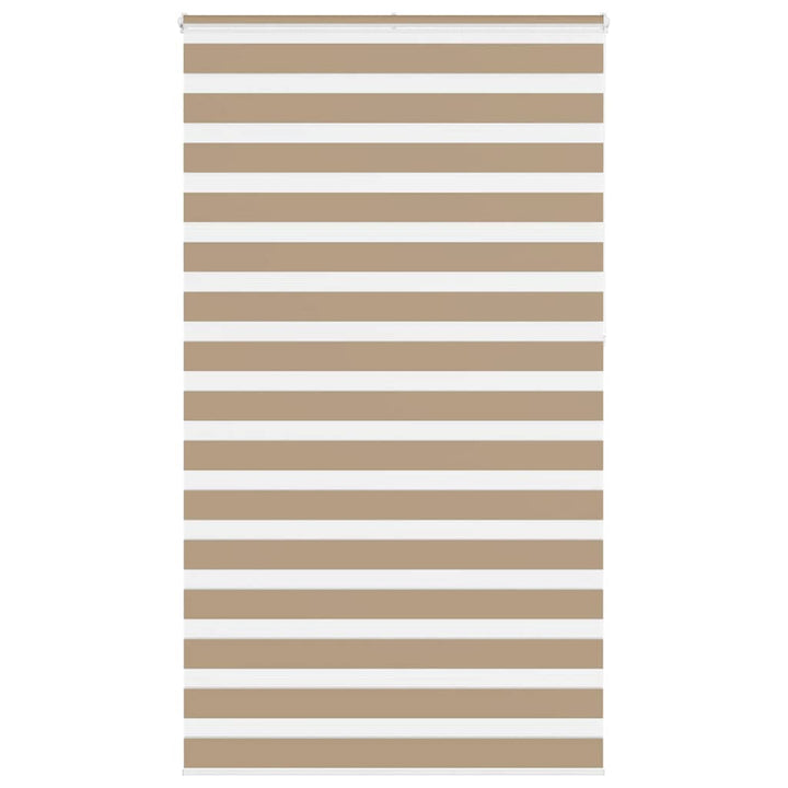 zebragardin sandbrun 130x230 cm stofbredde 125,9 cm polyester