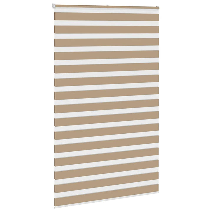 zebragardin sandbrun 150x230 cm stofbredde 145,9 cm polyester