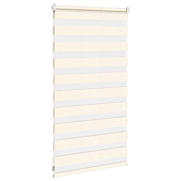 zebragardin marmorbeige 85x100 cm stofbredde 80,9 cm polyester