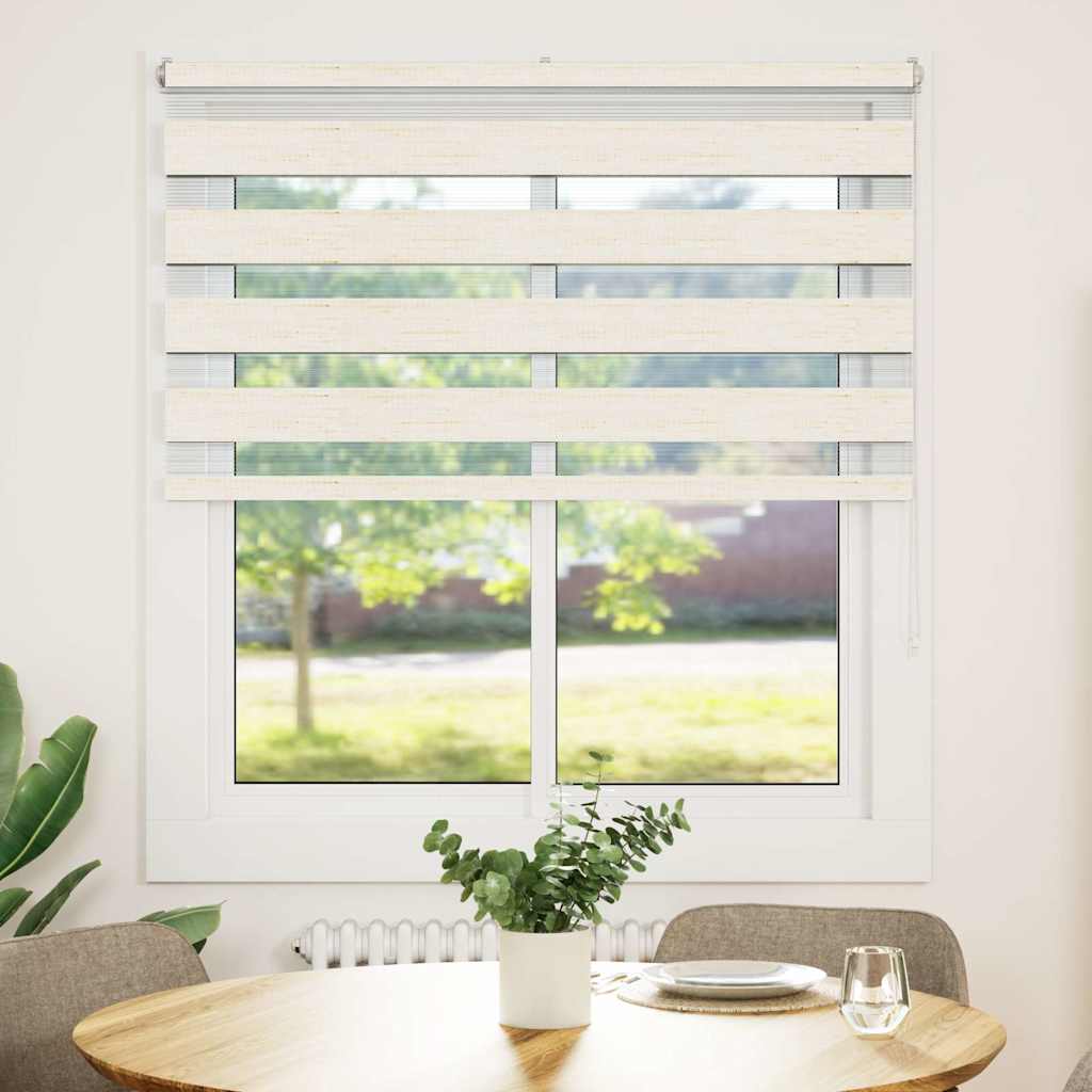 zebragardin marmorbeige 130x100 cm stofbredde 125,9cm polyester