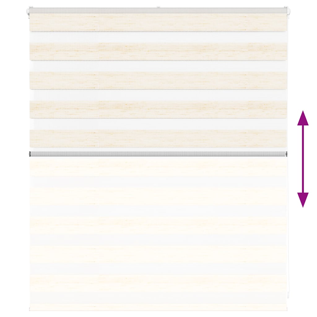 zebragardin marmorbeige 130x100 cm stofbredde 125,9cm polyester
