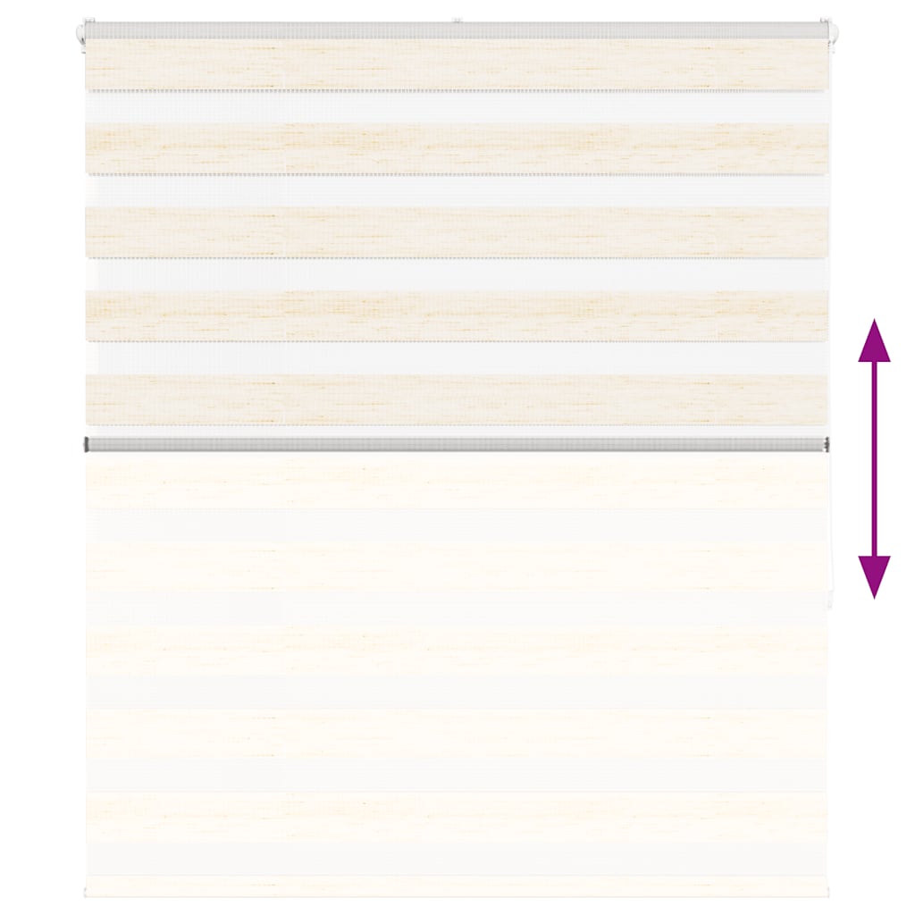 zebragardin marmorbeige 125x150 cm stofbredde 120,9cm polyester