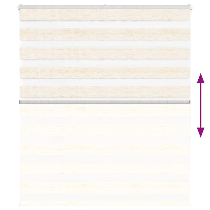 zebragardin marmorbeige 130x150 cm stofbredde 125,9cm polyester