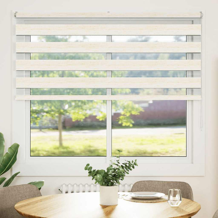 zebragardin marmorbeige 165x150 cm stofbredde 160,9cm polyester