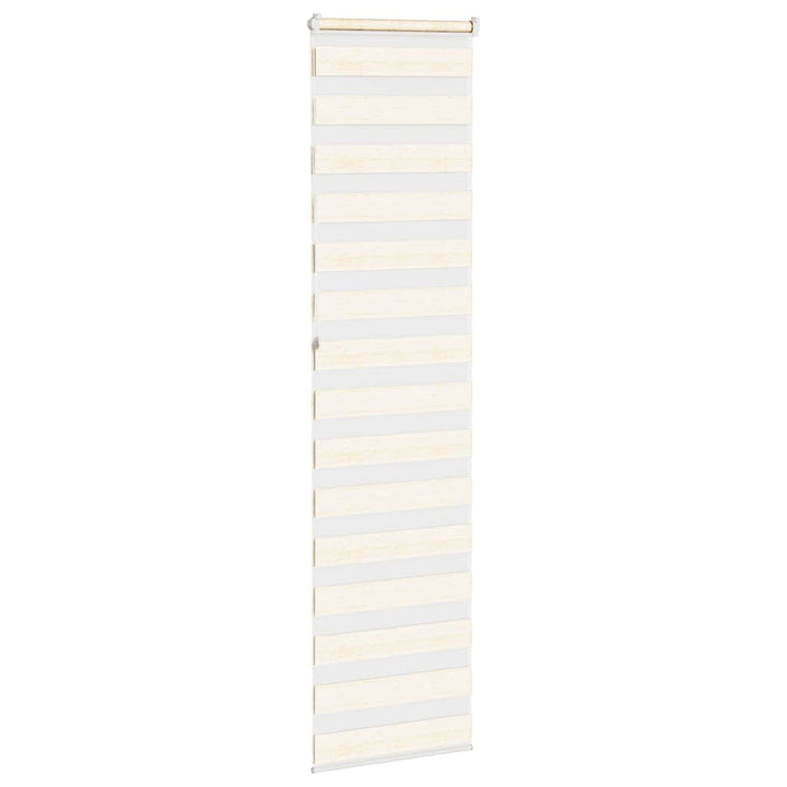 zebragardin marmorbeige 65x230 cm stofbredde 60,9 cm polyester
