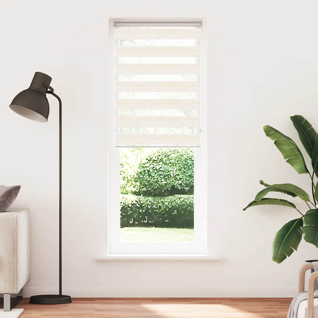 zebragardin marmorbeige 85x230 cm stofbredde 80,9 cm polyester