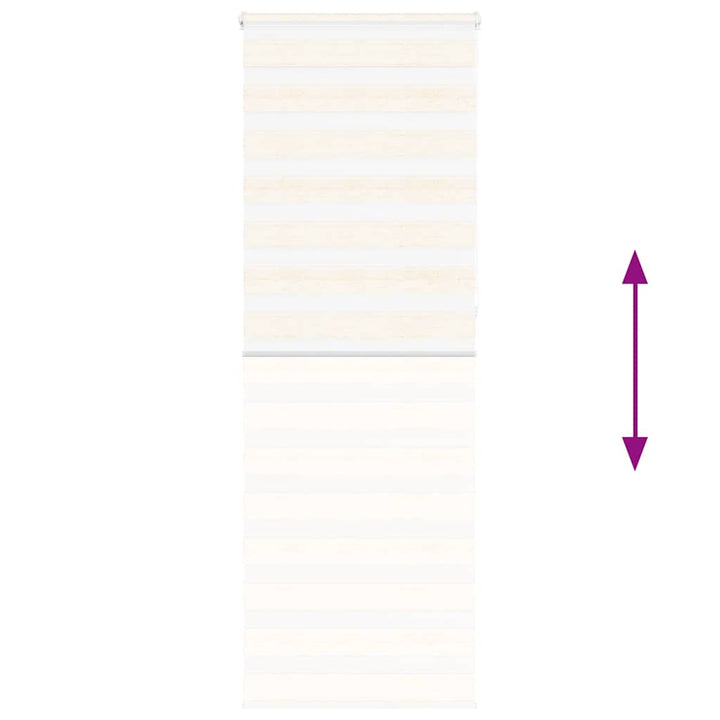 zebragardin marmorbeige 90x230 cm stofbredde 85,9 cm polyester