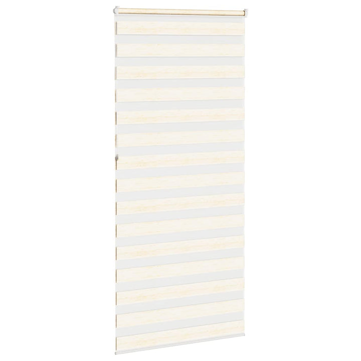 zebragardin marmorbeige 100x230 cm stofbredde 95,9 cm polyester