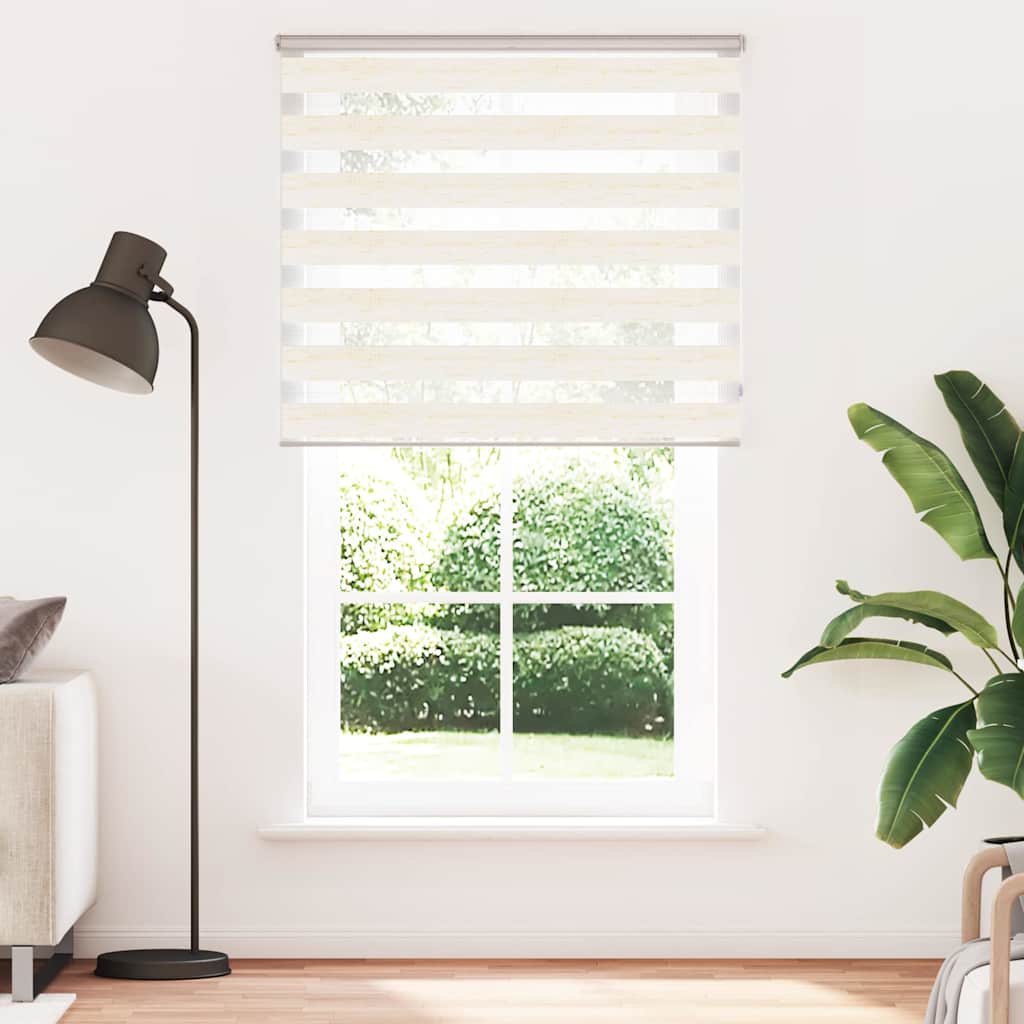zebragardin marmorbeige 125x230 cm stofbredde 120,9cm polyester
