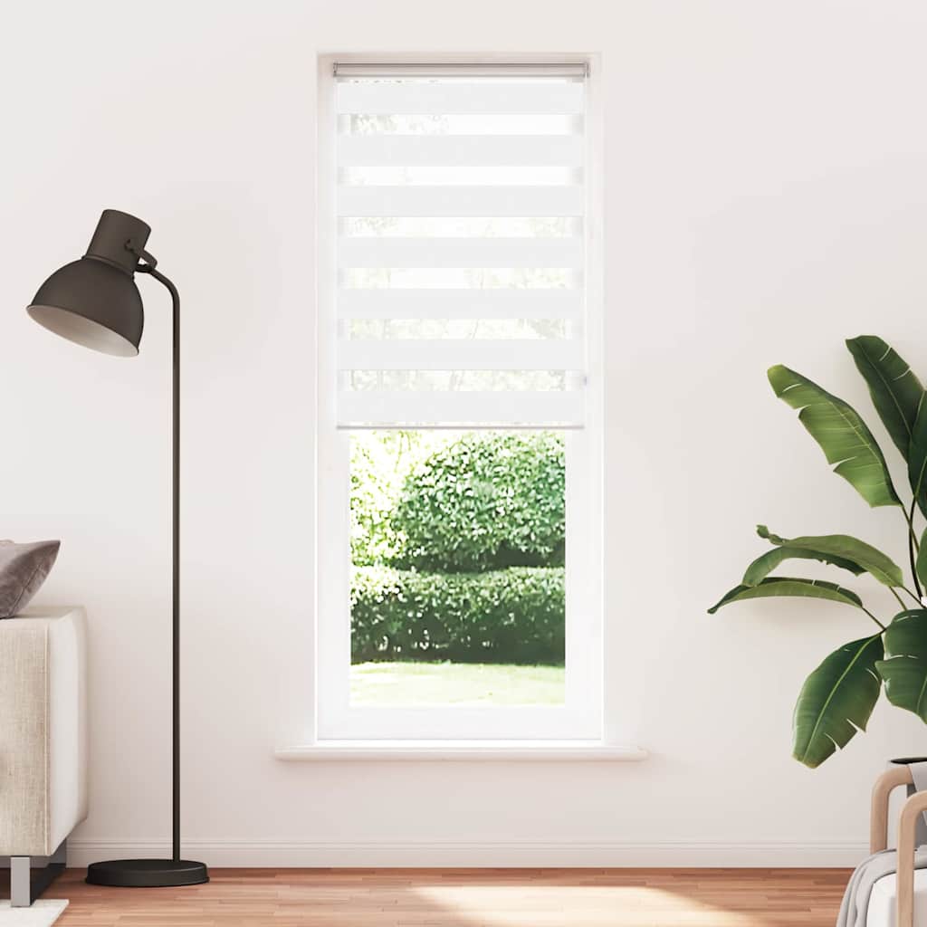 zebragardin hvid 80x200 cm stofbredde 75,9 cm polyester