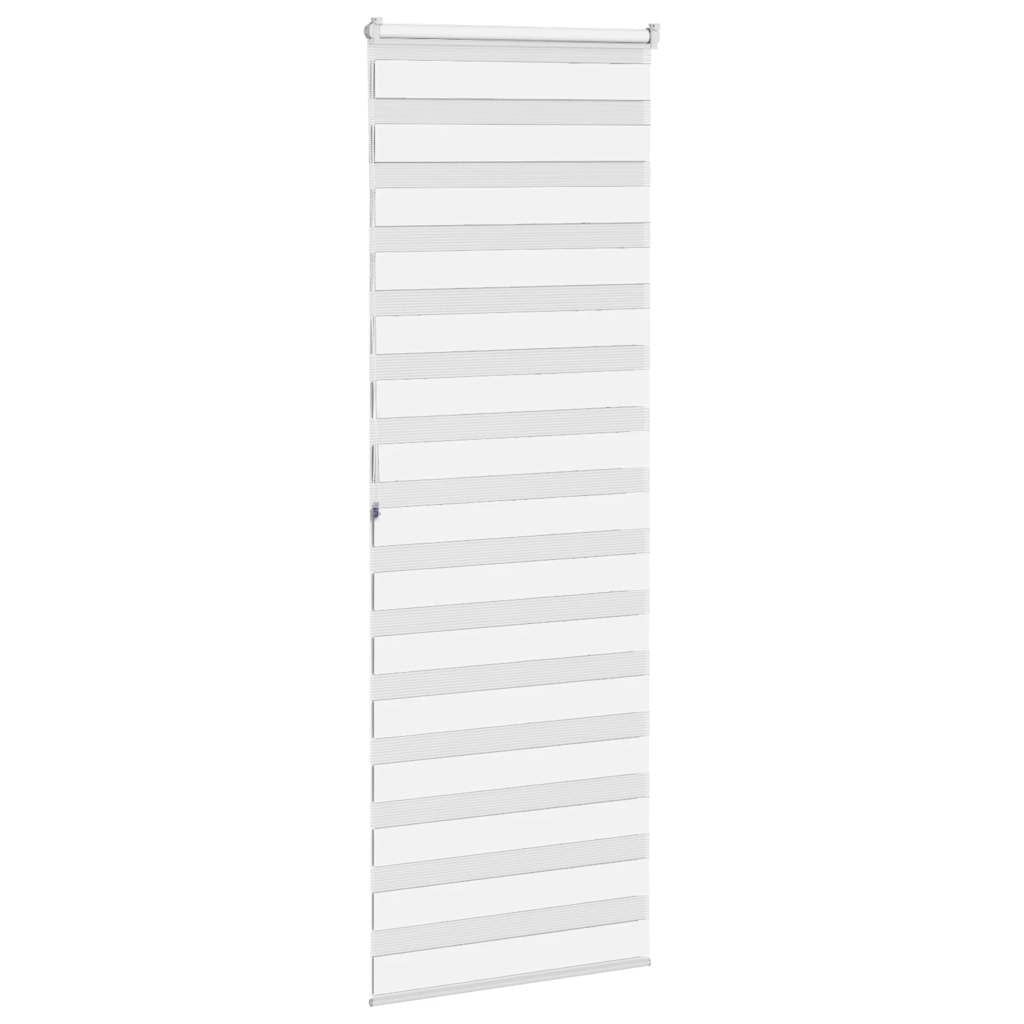 zebragardin hvid 85x200 cm stofbredde 80,9 cm polyester