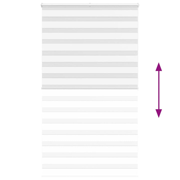 zebragardin hvid 120x200 cm stofbredde 115,9 cm polyester