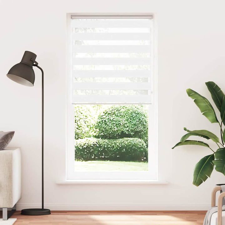 zebragardin hvid 115x230 cm stofbredde 110,9 cm polyester