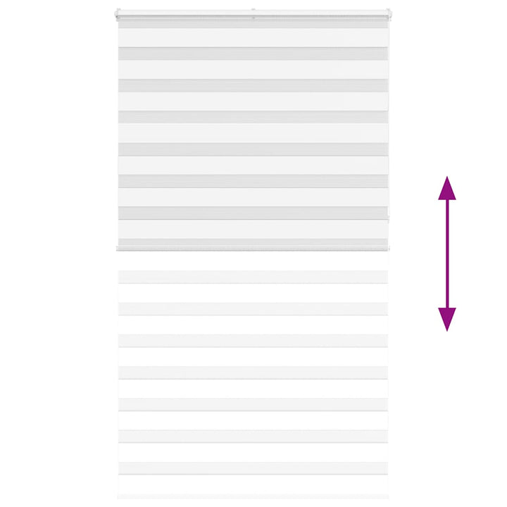 zebragardin hvid 120x230 cm stofbredde 115,9 cm polyester