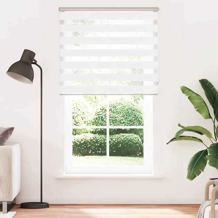 zebragardin hvid 125x230 cm stofbredde 120,9 cm polyester
