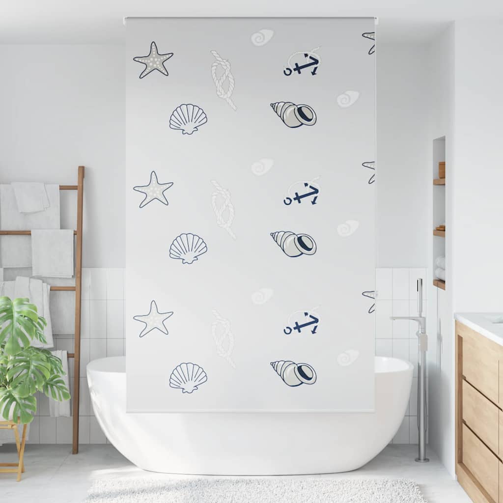 Bruserullegardin 140x240 cm Stofbredde 136 cm