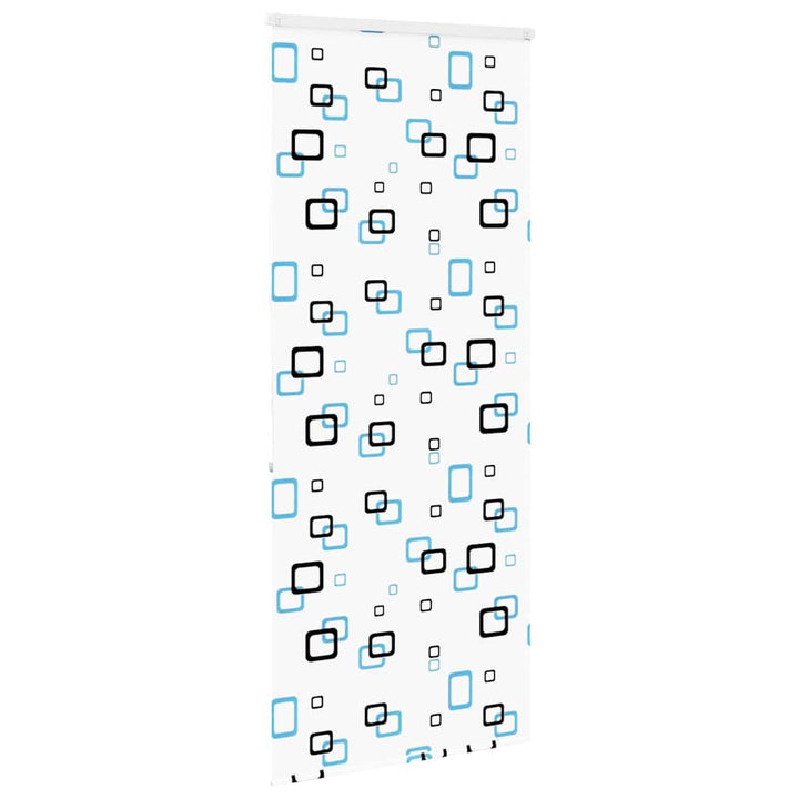Bruserullegardin med kassette 90x240 cm Stofbredde 86 cm