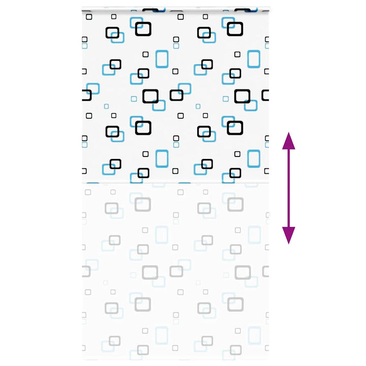 Bruserullegardin med kassette 130x240 cm Stofbredde 126 cm