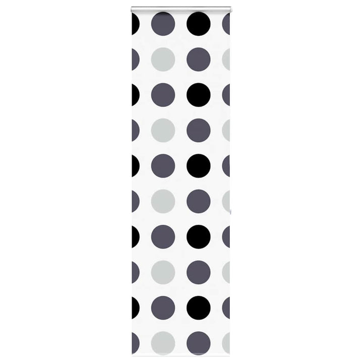 Bruserullegardin med kassette 70x240 cm Stofbredde 66 cm
