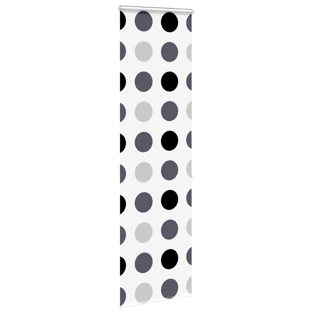 Bruserullegardin med kassette 70x240 cm Stofbredde 66 cm