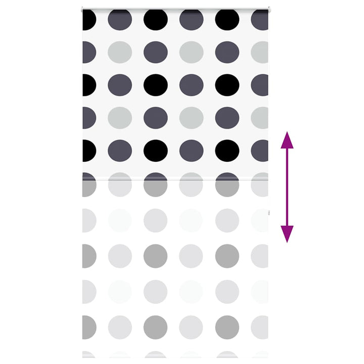 Bruserullegardin med kassette 120x240 cm Stofbredde 116 cm