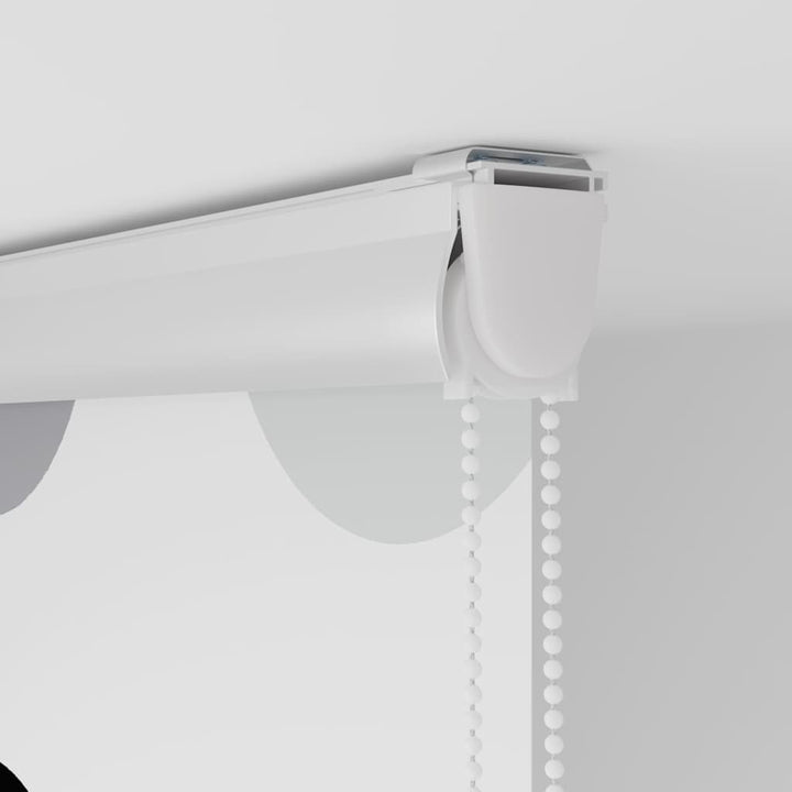 Bruserullegardin med kassette 120x240 cm Stofbredde 116 cm